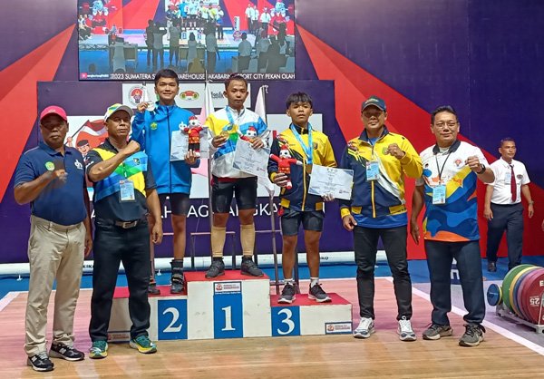 Tiga Lifter Lampung Raih Medali di POPNas Palembang 2023