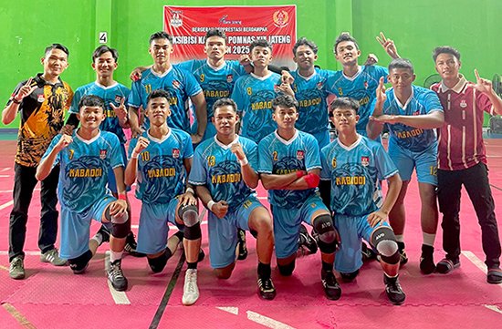 Kabaddi Lampung Raih Medali Emas di Eksibisi POMNAS 2025