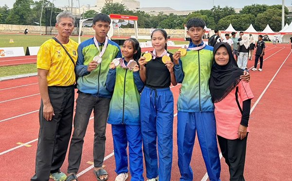 Gunawan Raka: Terima Kasih, Kalian Bawa Lampung 9 Besar di Kejurnas Atletik