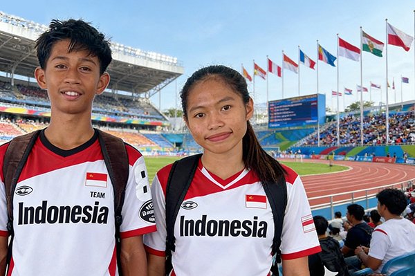 Dua Atlet Muda Lampung Perkuat Tim Nasional Atletik Indonesia di Singapura Open 2026