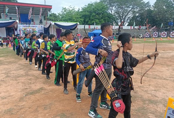 Meski Sempat Diguyur Hujan pada Final, Kejurnas Memanah Berjarak Sukses Besar