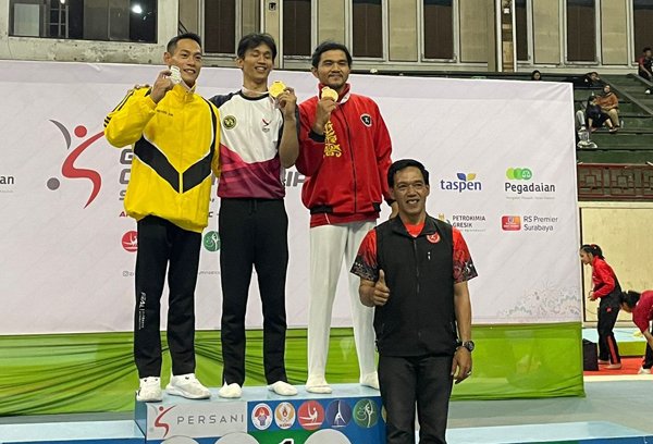 Ade Raih Medali Perak di Senam Artistik di BK PON