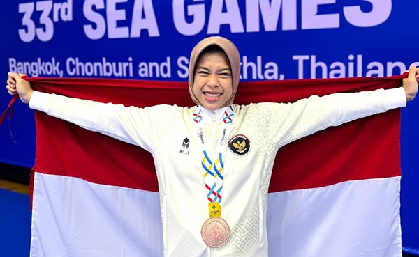 Fighter Lampung, Sevi Raih Perunggu Kickboxing SEA Games, “Dihentikan” Di Semifinal