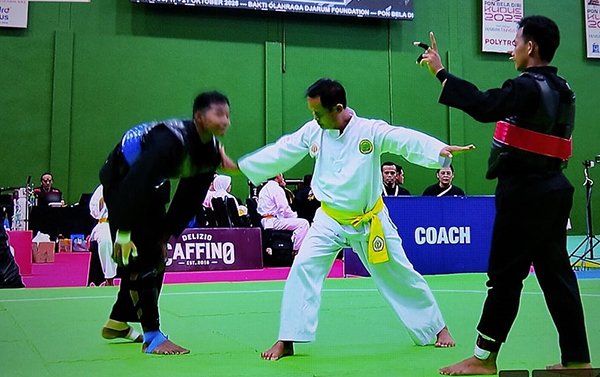 Heroik, 5 Pesilat Lampung Ke Semi Final PON Beladiri 2025