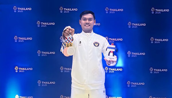 Atlet Kabaddi Lampung Ervin Turut Sumbangkan Dua Medali untuk Indonesia di SEA Games 2025