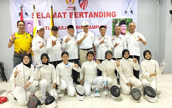 Kejurprov Anggar Lampung 2026 Jadi Ajang Seleksi Atlet Menuju PON Beladiri