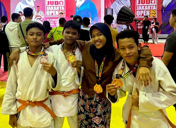 Empat Judoka Lampung Raih Medali di Jakarta International Open 2024