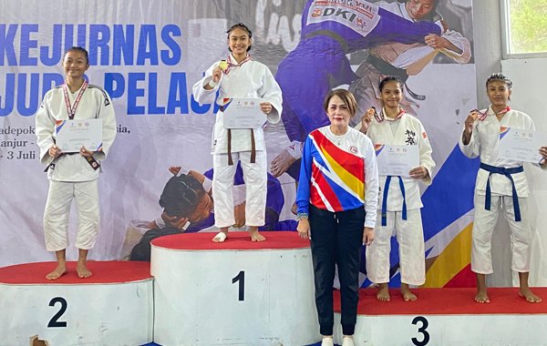 Tambah 6 Medali di Kejurnas Judo, Ketum KONI Apresiasi Perjuangan Pelajar Lampung