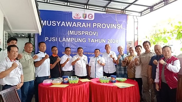 Aklamasi, Sukamso Nahkoda PJSI Lampung Empat Tahun kedepan