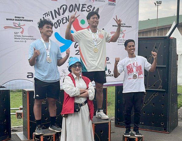 Parkour Lampung Bangkit, Atlet Asal Metro Sabet Perunggu di Indonesia Open Gymnastics 2025