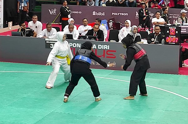 Baskoro Ke Final Sambo, Dua Atlet putri Lampung Lolos ke Semifinal