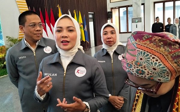 Batin Wulan: Pak Gubernur Pesan Prestasi Gimnastik Tidak Boleh Geser Ke Bawah
