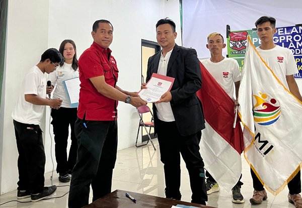 Sapran Oktari Kembali Pimpin Persocci Lampung 2024-2028