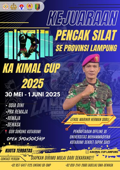 KaKimal Prakarsai Kejuaraan Pencak Silat Terbuka di Lampura
