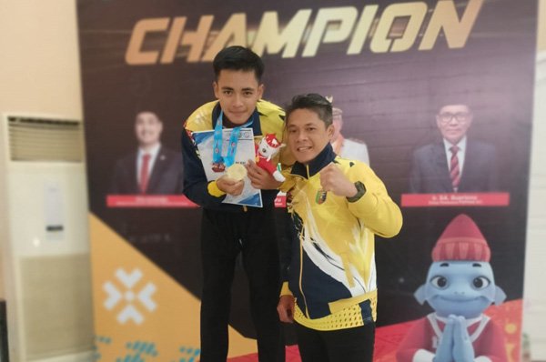 Pencak Silat Popnas: Satu Dicurangi, Satu Dapat Medali Emas Lampung Pecah Telur Emas