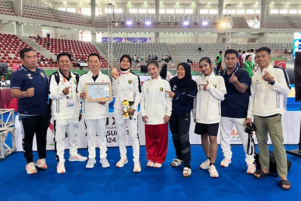 Abun Bangga Dengan Atlet-atlet Wushu Lampung