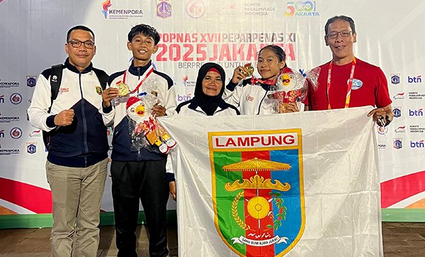 Atletik POPNas: Lampung Tambah 2 Medali Emas dari Galuh dan Novi