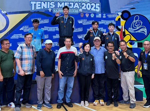 Peringkat 3 Nasional dan Lampung Ditunjuk Tuan Rumah Kejurnas Tenis Meja 2026, Ini Komentar Ketum KONI Lampung