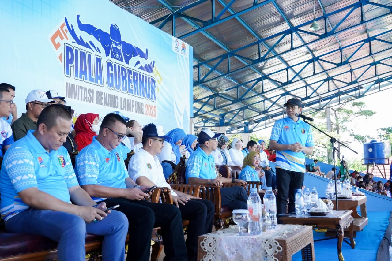 Mimpi Gubernur Lampung, Bangun Kolam Renang Internasional Biar Fasilitasnya Layak