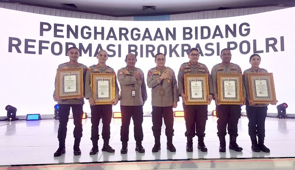 Pacu Semangat Integritas, Lima Polres di Lampung Raih Penghargaan Kapolri