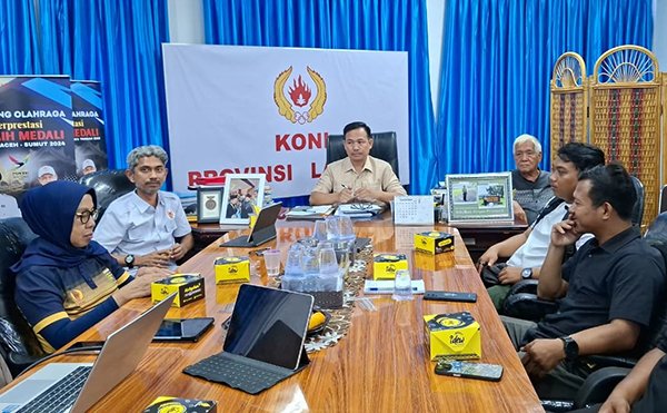 Persiapan PON Beladiri Manado, KONI Provinsi Lampung Gelar Tes Fisik 7 Cabor