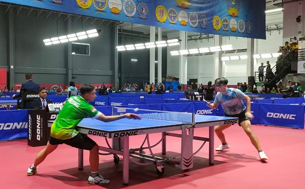 Tak Terbendung, Regu Putra Tenis Meja Lampung Pastikan Ke Delapan Besar