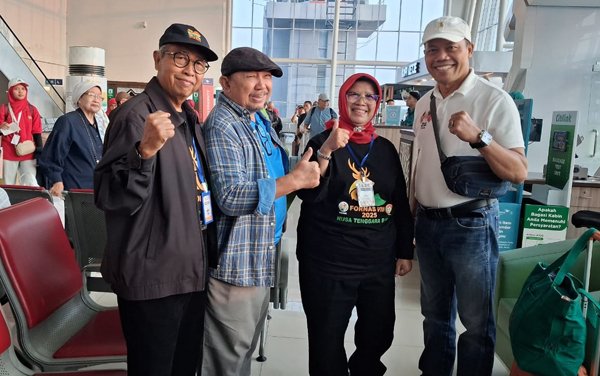 Ketum KORMI Bersama 100 Personil Pegiat Olahraga Lampung Siap Hadiri Opening Ceremony Fornas VIII NTB