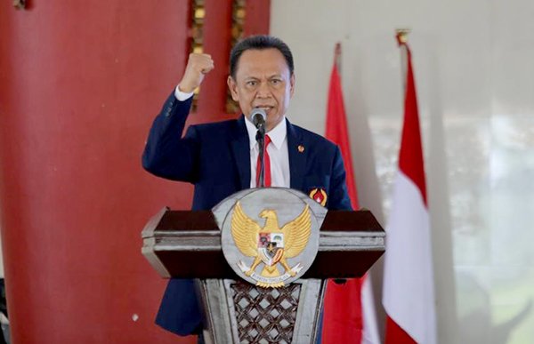 Pengurus KONI Lampung Tengah Dilantik, Ini Pesan Taufik Hidayat