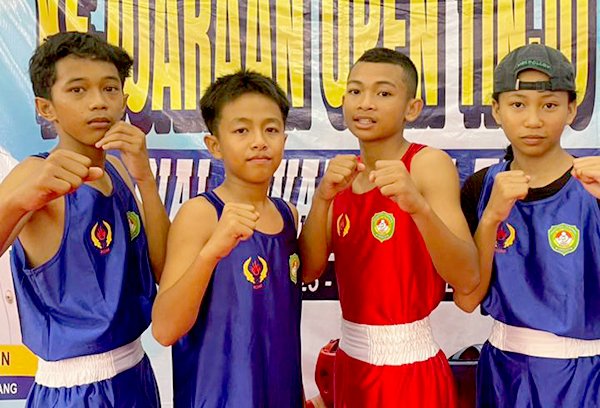 Petinju Muda Pertina Lampung Menyengat Kejurnas Tangerang, Rebut 4 Medali
