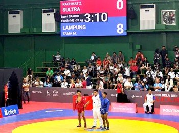 Menang Mutlak 8-0, Petarung Sambo Lampung Masuk Semifinal