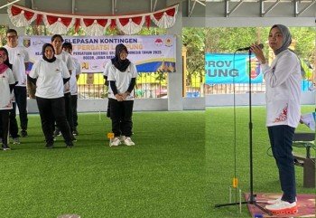 Budi Targetkan Emas Sebanyak-banyaknya, Ini Pesan Wulan Sari Mirzani Kepada Atlet Gateball