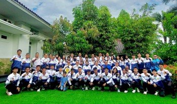Tiga Kata Pesan Wagub Jihan Untuk Karateka Lampung Yang Turun Di Kejurnas Riau